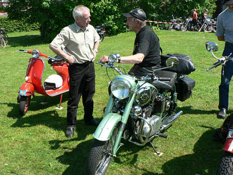 Det er ikke kun veteranbiler, som bliver præsenteret ved Tvilum-Scanbirk Klassisk Show. Også de gamle scootere og motorcykler, som mange af os drømte om, er med.